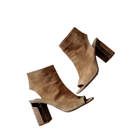 Vince Fenmore Peep-Toe Sand Bootie - Picture 6 of 15
